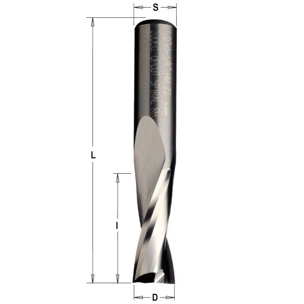 Фото Фреза спиральная монолитная 14x50x110 Z=2 S=14 RH в интернет-магазине ToolHaus.ru